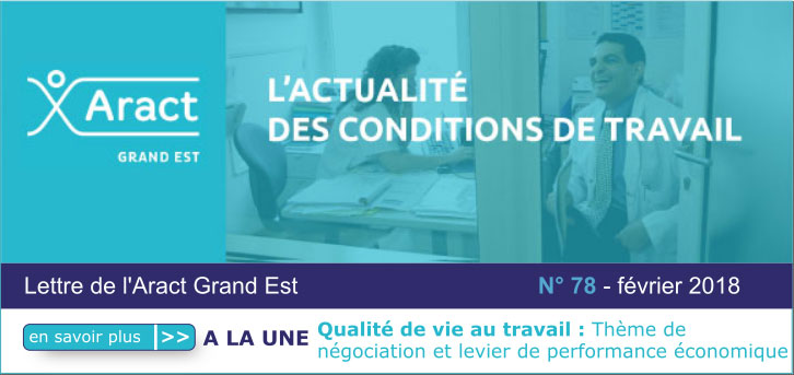 L'actualit� des conditions de travail en Grand-Est N� 78 f�vrier 2018