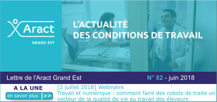 L'actualit� des conditions de travail en Grand-Est N� 82 juin 2018