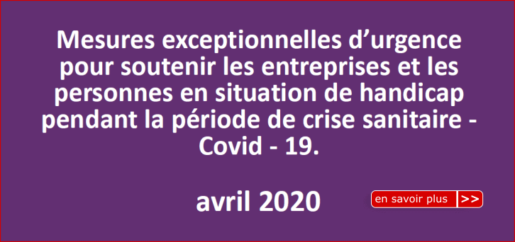 Mesures exceptionnelles Agefiph