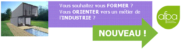 FORMATION : Chantier �cole industrie, CONTAINER HABITAT (information Action et Comp�tence)
