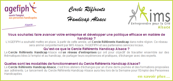 Pr�sentation du Cercle R�f�rents Handicap Alsace