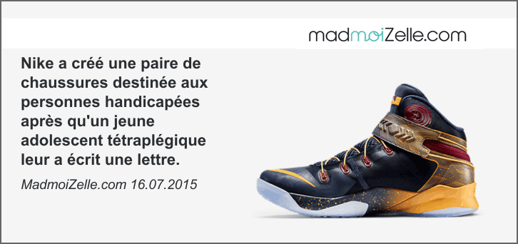 Nike cr�e la technologie Flyease pour les handicap�s