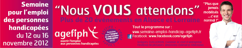 SEPH 2012 : Semaine Pour l'Emploi des Personnes Handicap�es avec Action et Comp�tence