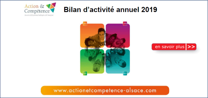 Bilan d'activit� annuel 2019 d'Action et Comp�tence