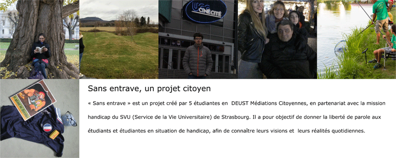 L�Actu n�151, 19 janvier 2018 - Handicap : � Sans entrave �, un projet pour bousculer les repr�sentations